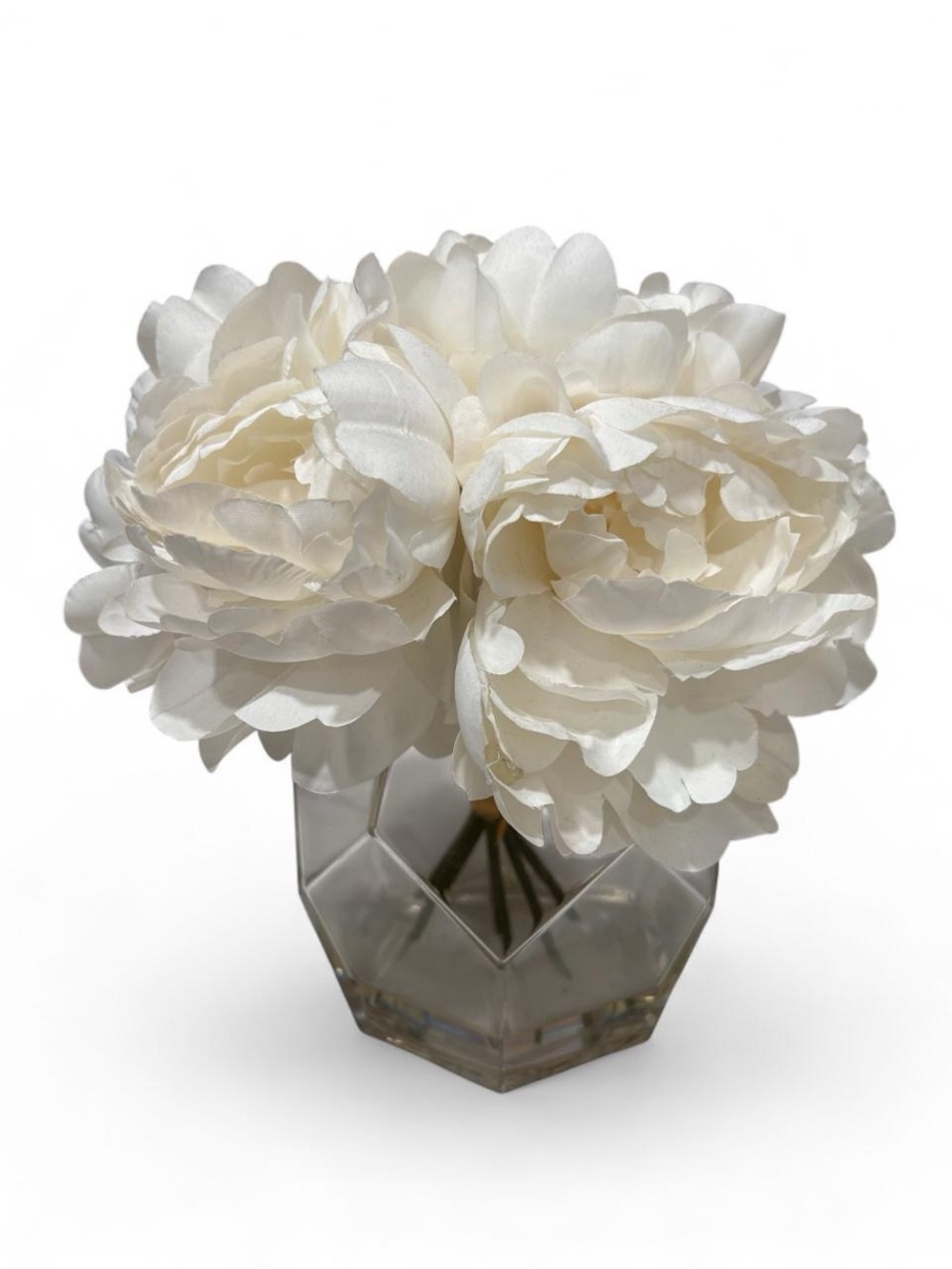 Elegant Cream Artificial Peony Bouquet for Home Accents